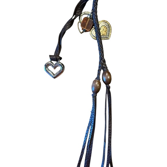 Brighton Brown Leather Crossbody Bag - Picture 7 of 10